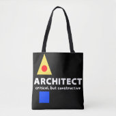 Mazipoodles Architect Critical Tasche (Vorderseite)