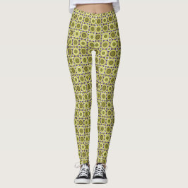 Mazipoodles bitesize Olive Green Donuts mit Weiß Leggings