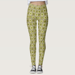 Mazipoodles bitesize Olive Green Donuts mit Weiß Leggings