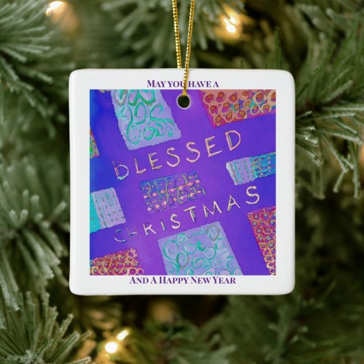 MAZIPOODLES Blessed Christmas Keramikornament (Baum)