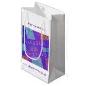 MAZIPOODLES Blessed Christmas  Kleine Geschenktüte (Vorderseite Schrägansicht)