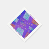 MAZIPOODLES Blessed Christmas  Serviette (Ecke)