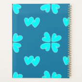 Mazipoodles Blue Hearts On Blue Planer (Rückseite)