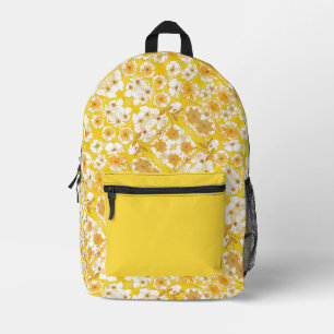 Mazipoodles Botanischer Garten - ButterscotGelb Bedruckter Rucksack
