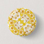 Mazipoodles Botanischer Garten - ButterscotGelb Button (Vorderseite)