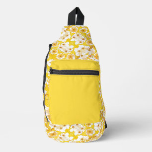 Mazipoodles Botanischer Garten - ButterscotGelb Crossbody Bag