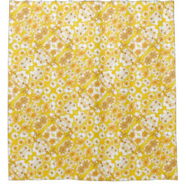 Mazipoodles Botanischer Garten - ButterscotGelb Duschvorhang