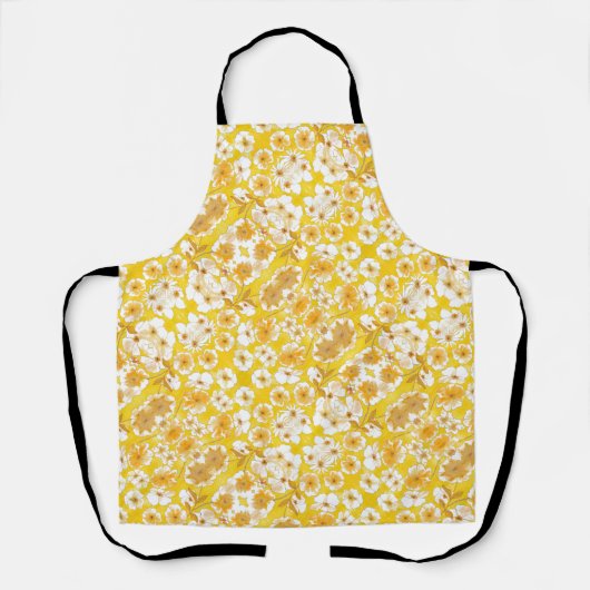 Mazipoodles Botanischer Garten - ButterscotGelb Schürze (Vorderseite)