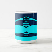 Mazipoodles Cocktail Press - Navy Turquoise Kaffeetasse (Mittel)