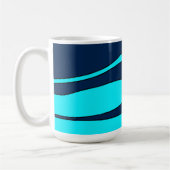 Mazipoodles Cocktail Press - Navy Turquoise Kaffeetasse (Links)