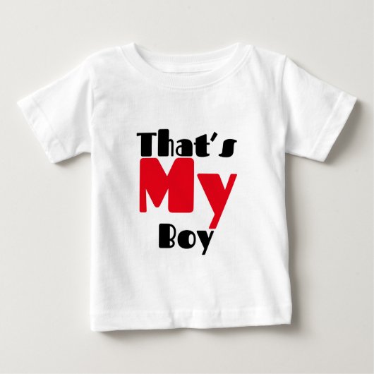 Mazipoodles Das ist mein Junge 1 Baby T-shirt (Vorderseite)