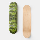 MAzipoodles Diamond Eyes Collage Olive Skateboard (Vorderseite)