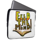 MAZIPOODLES Feed The Mind 006 Laptopschutzhülle (Vorne Rechts)
