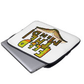 MAZIPOODLES Feed The Mind 006 Laptopschutzhülle (Vorne Knopf)