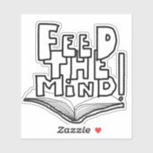MAZIPOODLES Feed The Mind 077  Aufkleber (Blatt)