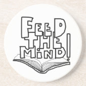 MAZIPOODLES Feed The Mind 077  Getränkeuntersetzer (Vorne)