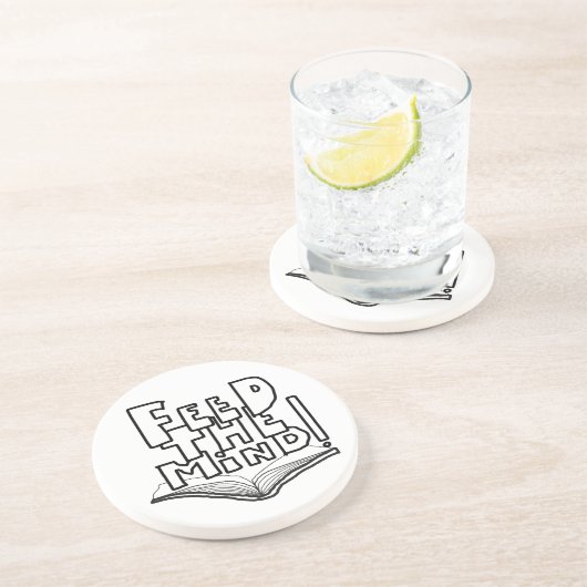 MAZIPOODLES Feed The Mind 077 Getränkeuntersetzer (Seite)