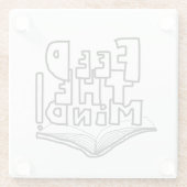 MAZIPOODLES Feed The Mind 077 Glasuntersetzer (Rückseite)