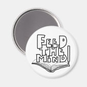 MAZIPOODLES Feed The Mind 077 Magnet (Vorderseite/Rückseite)