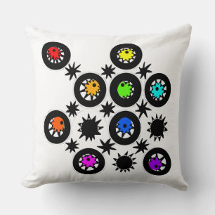 Mazipoodles Feuerwerksstars Rainbow Explosion 1 Kissen