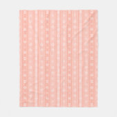 MAZIPOODLES Floral Striped Ribbed Knitting 202 Fleecedecke (Vorderseite)