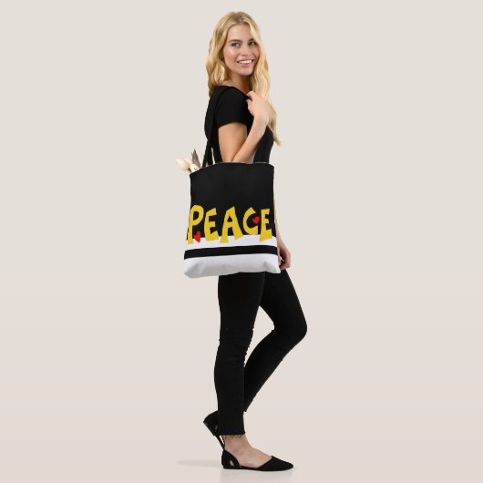 MAZIPOODLES Friede Gelb Tasche (Am Model)