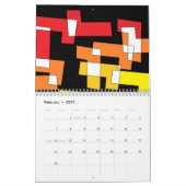 MAZIPOODLES Friedensregenbogen Kalender (Feb 2027)