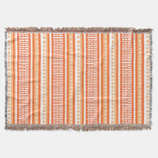 MAZIPOODLES Gestreiftes Rippen Strickmuster 072 B Decke (Vorderseite)