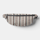 MAZIPOODLES Gestreiftes Rippen Strickmuster 174 Bauchtasche (Ablage )