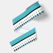 MAZIPOODLES Gestreiftes Rippen Strickmuster 236 B Ripsband (Rückseite)