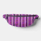 MAZIPOODLES gestreiftes Rippenstrickmuster 194 Bauchtasche (Ablage )