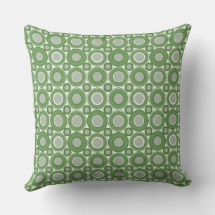 Mazipoodles Green Gray Donuts Kissen