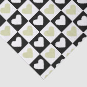 Mazipoodles Herz Abstraktion Olivenweg Seidenpapier (Ausschnitt)