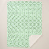 Mazipoodles Kaleidoscope Wheel A Pastel Green Mint Sherpadecke (Vorderseite)