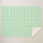 Mazipoodles Kaleidoscope Wheel A Pastel Green Mint Sherpadecke (Vorderseite (Horizontal))