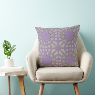 Mazipoodles Kaleidoscope Wheel K Dusty Lilac Mint Kissen