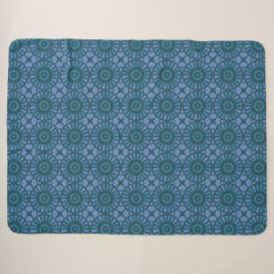 Mazipoodles Kaleidoskop S - Aquamarin Periwinkle Sherpadecke