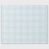 Mazipoodles Kaleidoskop S. duck Egg Blue White Geschenkpapier (Flach)