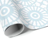 Mazipoodles Kaleidoskop S. duck Egg Blue White Geschenkpapier (Rolleneckpunkt)