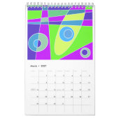 Mazipoodles Kalender Abstraktes Surfen 2024 (Mär 2027)