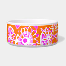 Mazipoodles Liebe Blume - Orange Pink White