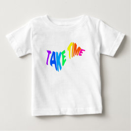 Mazipoodles Nehmen Sie Zeit 2 - Regenbogenwelle Baby T-shirt