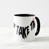 Mazipoodles nehmen Zeit 2 - Schwarze Welle Tasse (VorderseiteRechts)