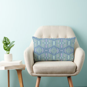 Mazipoodles Neuro Art - Dusty Mint Blue Lilac Lendenkissen
