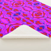Mazipoodles Neuro Art Fuchsia Red Blue Sherpadecke (3/4)