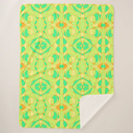 Mazipoodles Neuro Art Gelbes Orange Sherpadecke