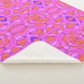 Mazipoodles Neuro Art Pink Orange Lila Sherpadecke (3/4)