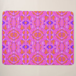 Mazipoodles Neuro Art Pink Orange Lila Sherpadecke