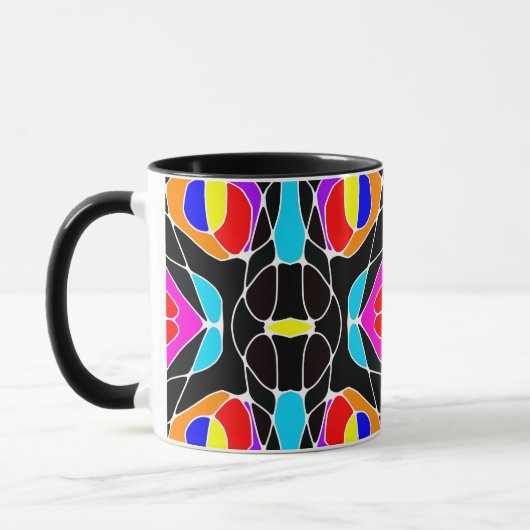 Mazipoodles Neuro Art - Regenbogen 1 Tasse (Links)