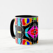 Mazipoodles Neuro Art - Regenbogen 1 Tasse (Vorderseite Links)